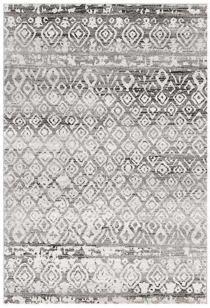 Oasis Zakira Dark Grey Tribal Rug