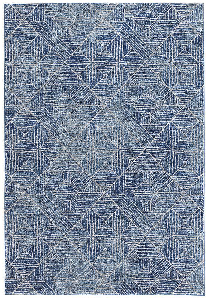 Oasis Kenza Contemporary Navy Rug