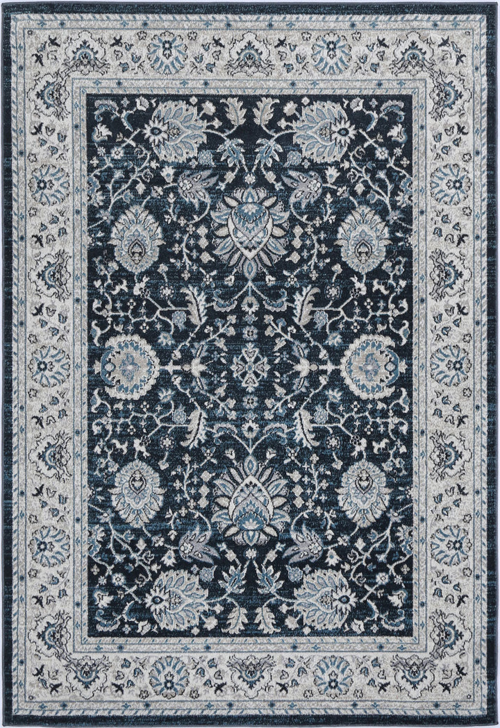 Limani Salalah Blue Traditional Soft Rug