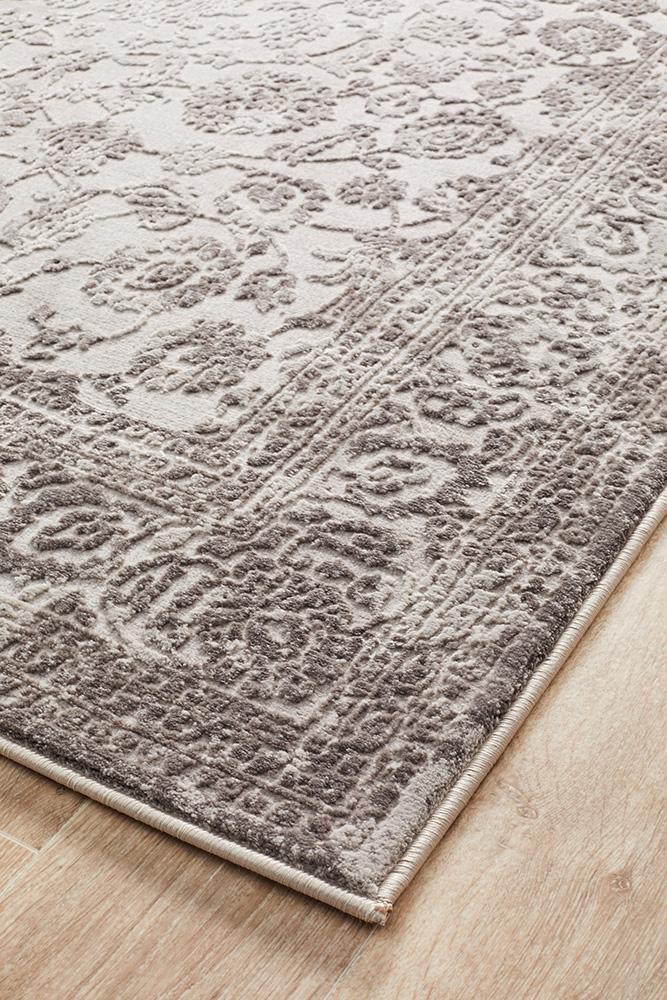 Opulence Lucy Silver Rug