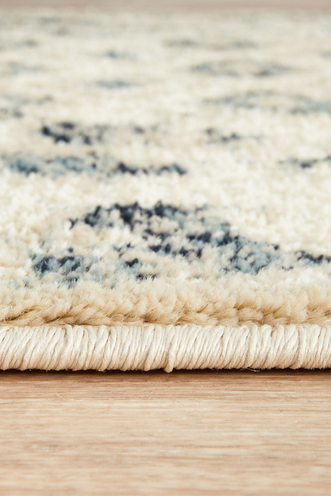 Oxford Illusion Blue Runner Rug