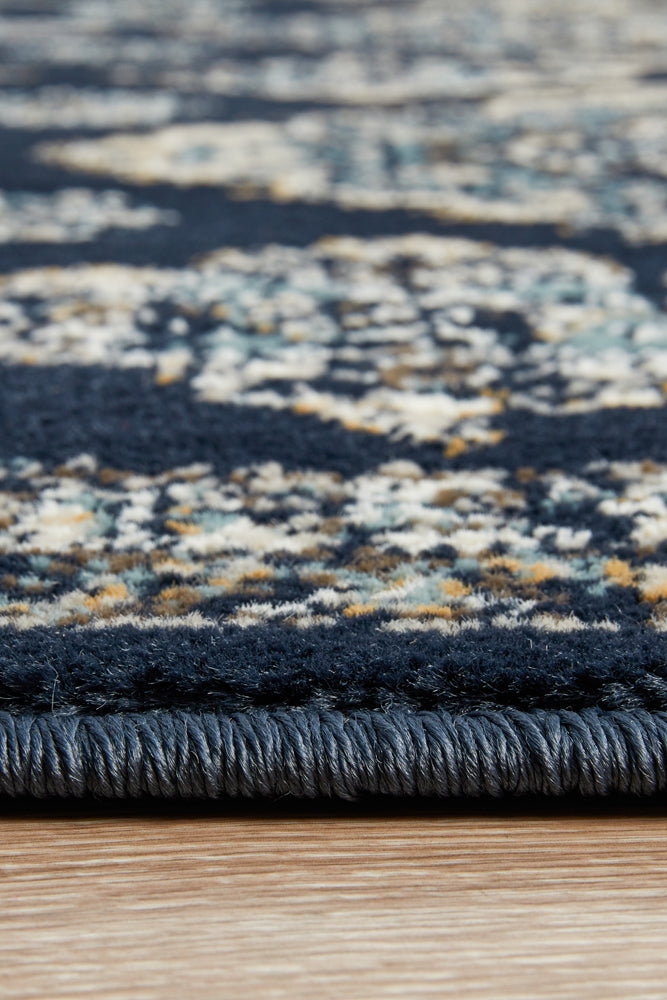 Oxford Timeline Navy Rug