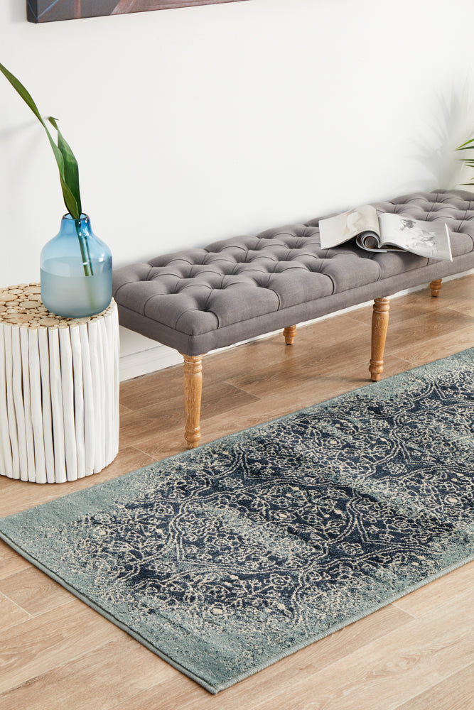 Oxford Edge Denim Runner Rug