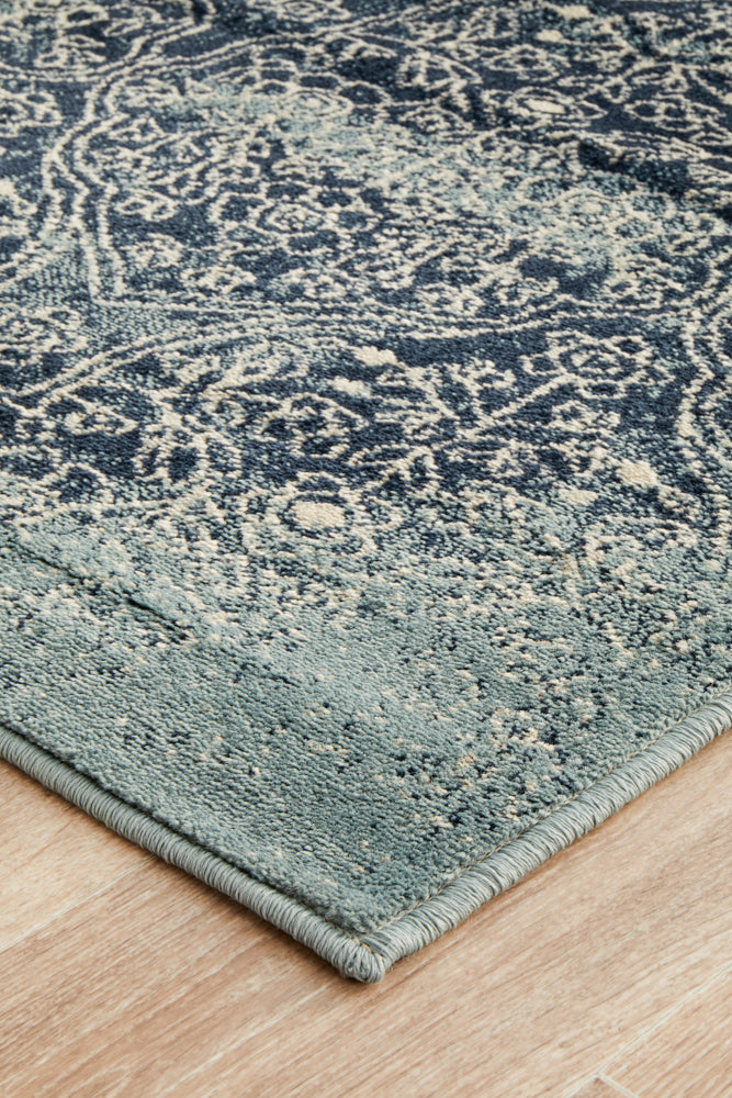 Oxford Edge Denim Runner Rug