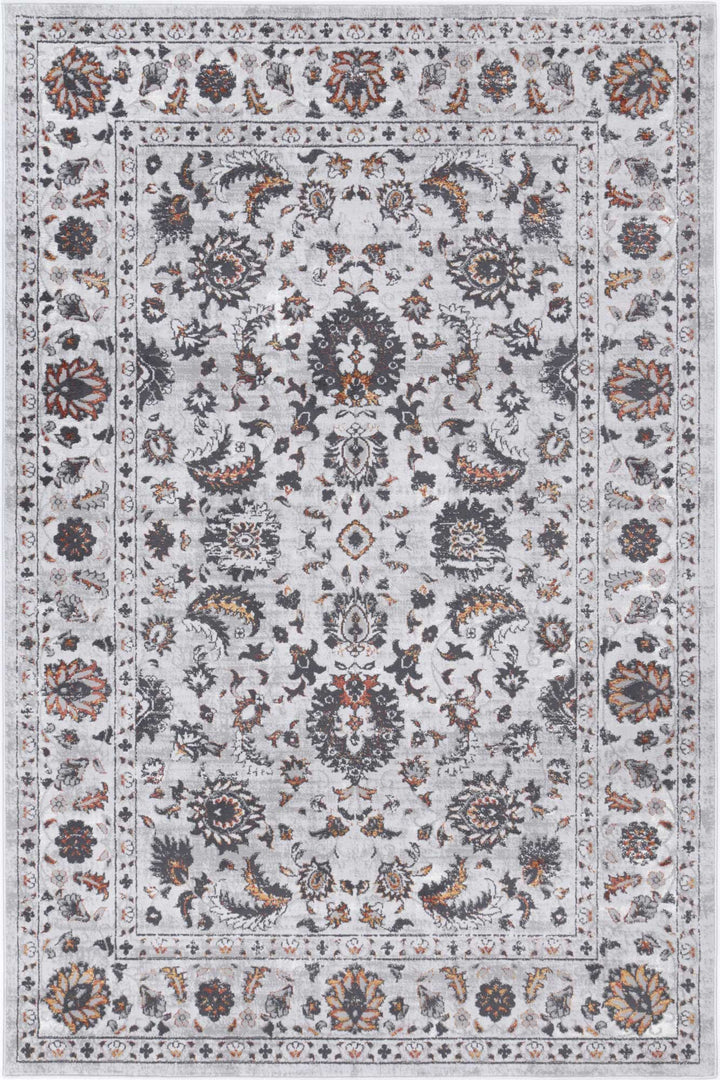 Malo Edward Ivory & Red Traditional Rug