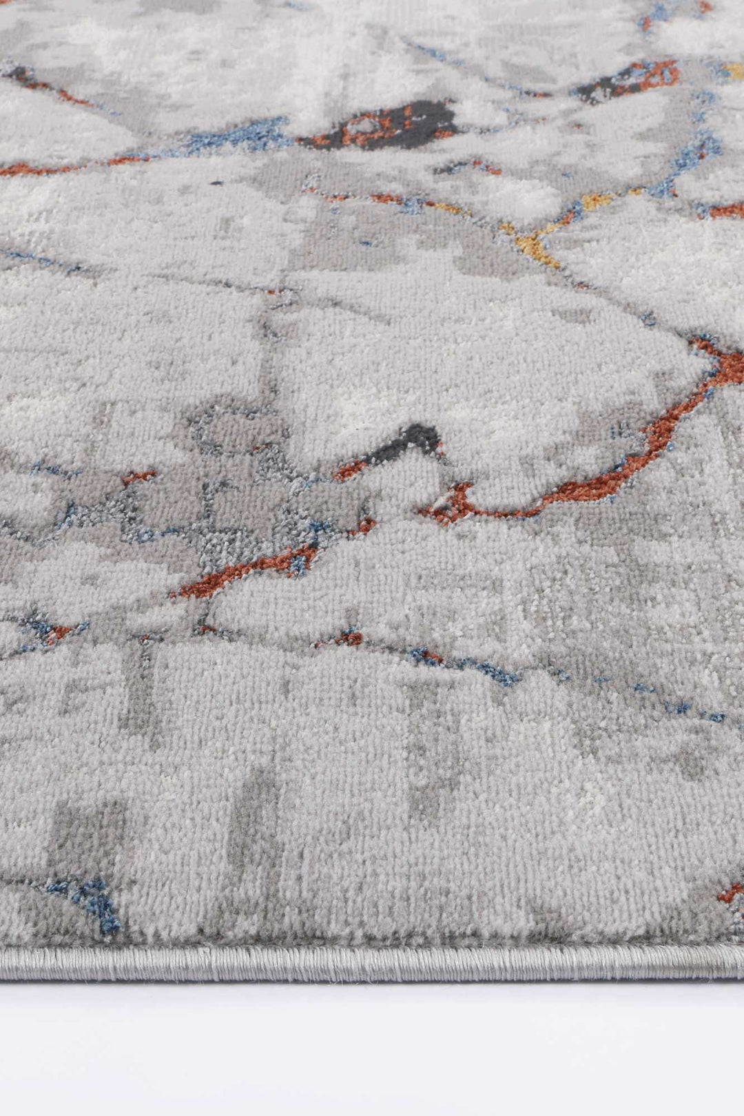 Malo Vincent Grey & Multi Abstract Rug