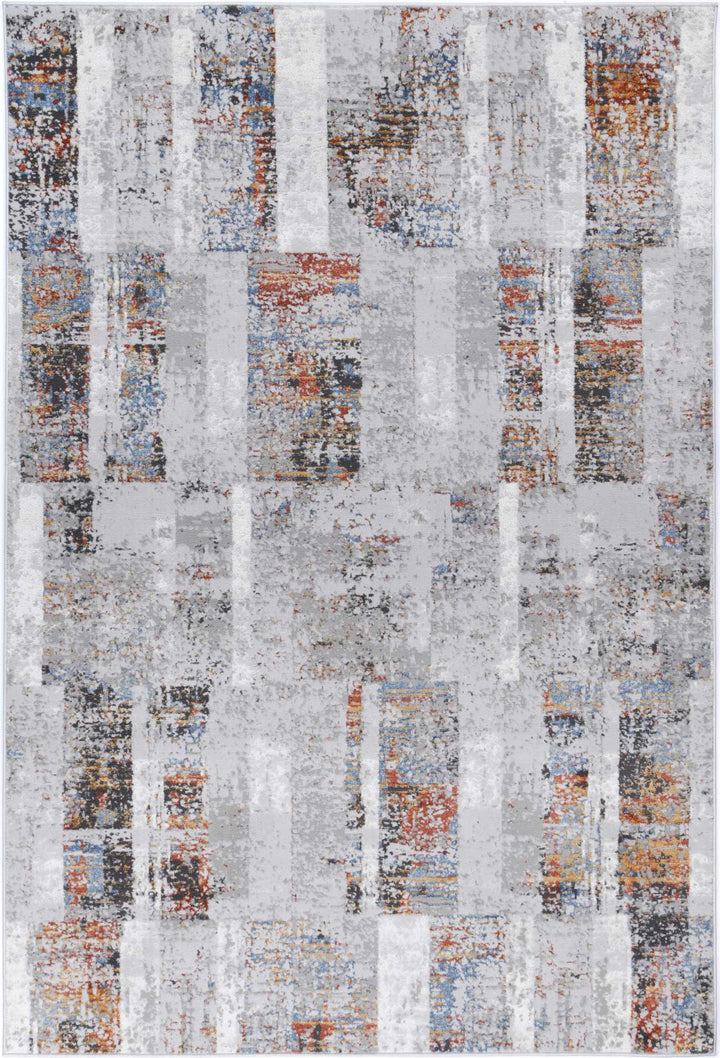 Malo Herman Grey & Multi Abstract Rug