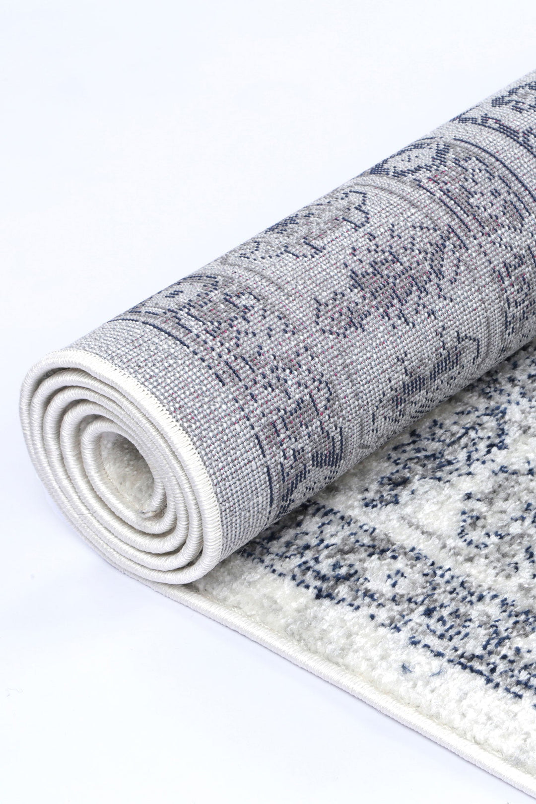 Frankie Marseille Ivory & Blue Traditional Rug