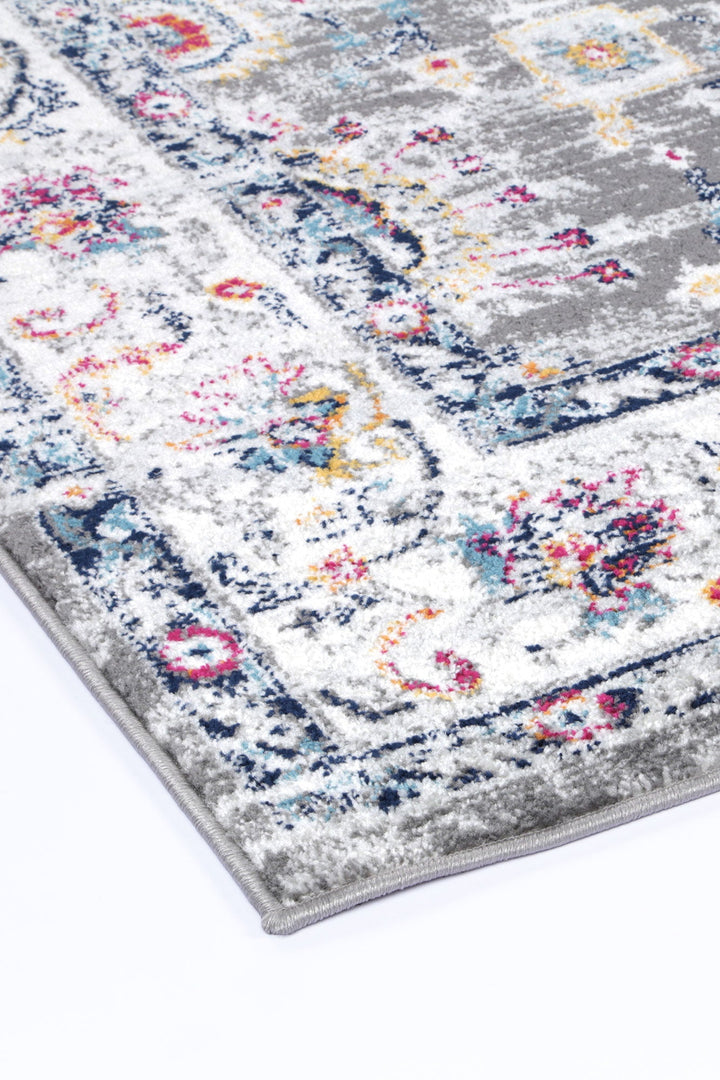 Frankie Monaco Grey & Multi Transitional Rug