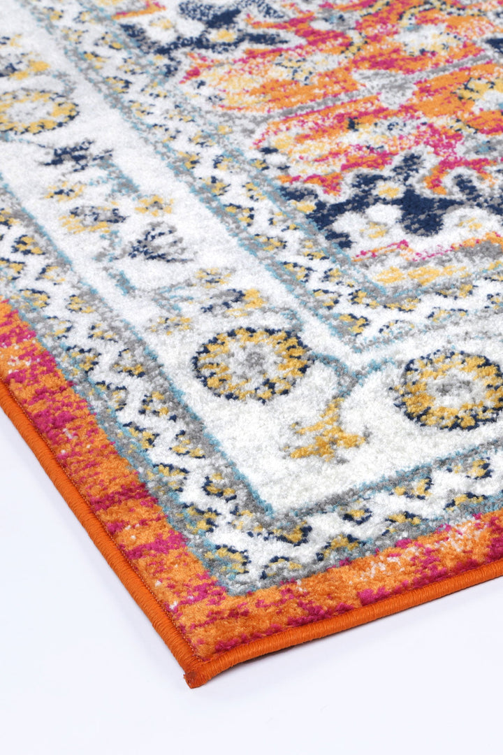 Frankie Cannes Orange Transitional Rug