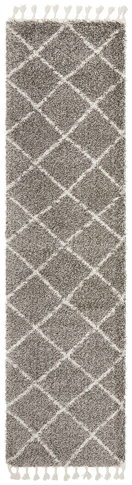 Saffron 22 Grey Runner Rug