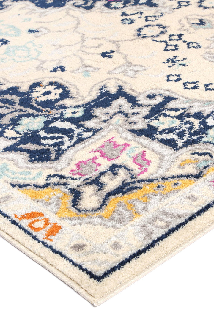 Palermo Acate Ivory & Multi Transitional Rug