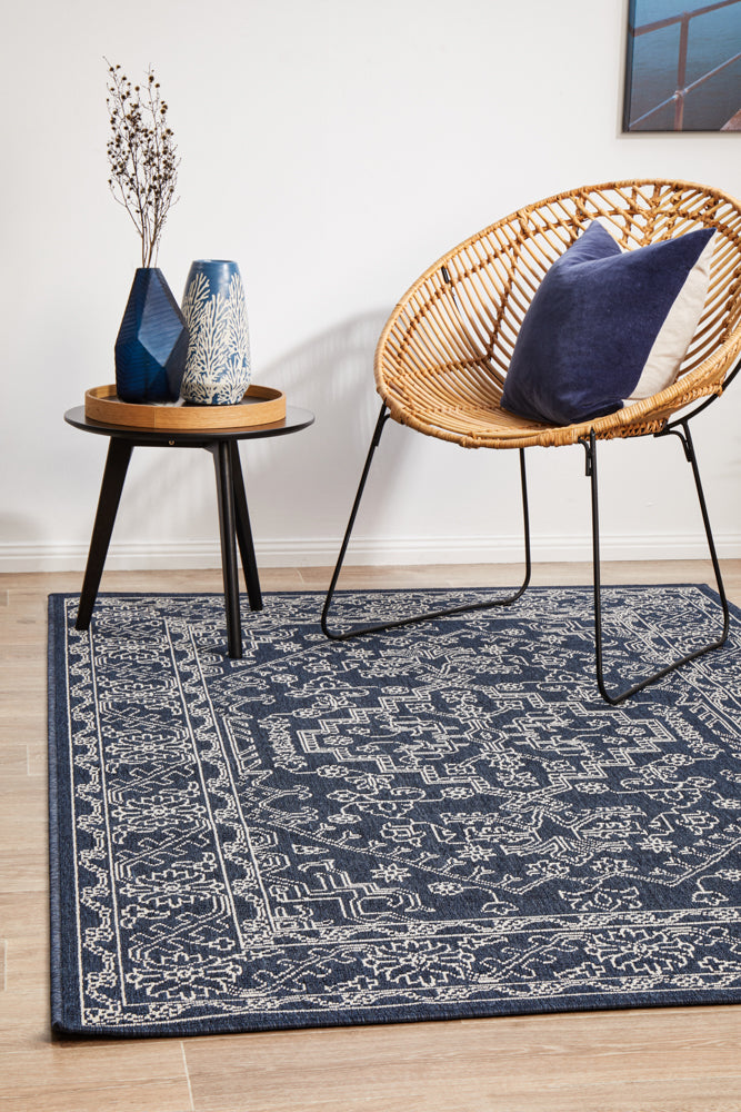 Seaside 5555 Navy Rug