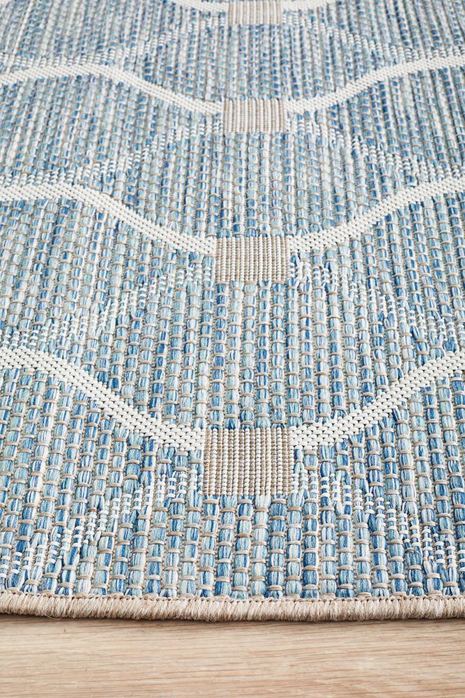 Rug Culture Terrace 5501 Blue Runner Rug