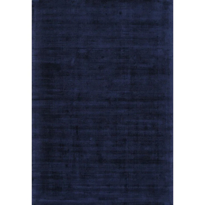 Marsala Hand Woven Ink Navy Floor Rug - Luxurious Rugs