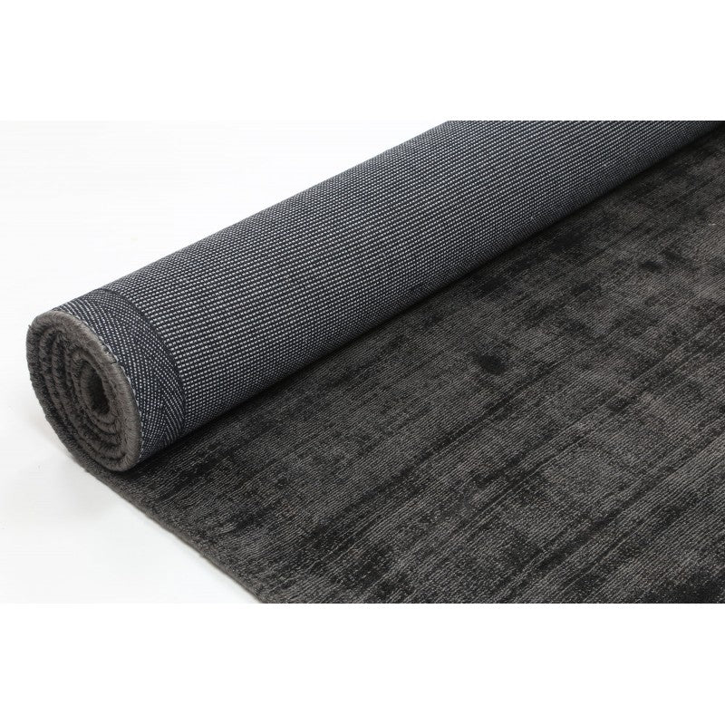 Marsala Hand Woven Charcoal Floor Rug - Luxurious Rugs